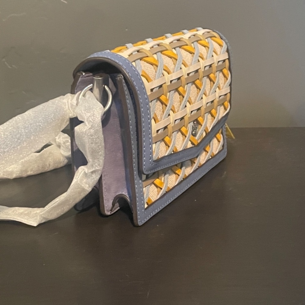 Tory Burch Robinson Woven Mini Shoulder bag - Picture 4 of 7